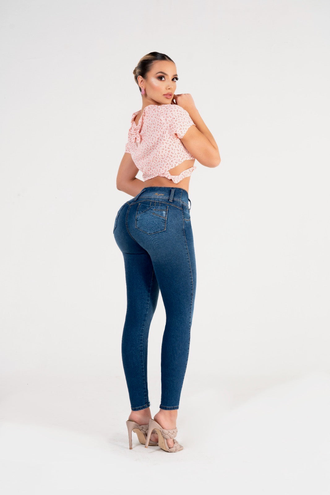 COLOMBIAN JEANS IN YOU 1833, 3 BUTTON SKINNY