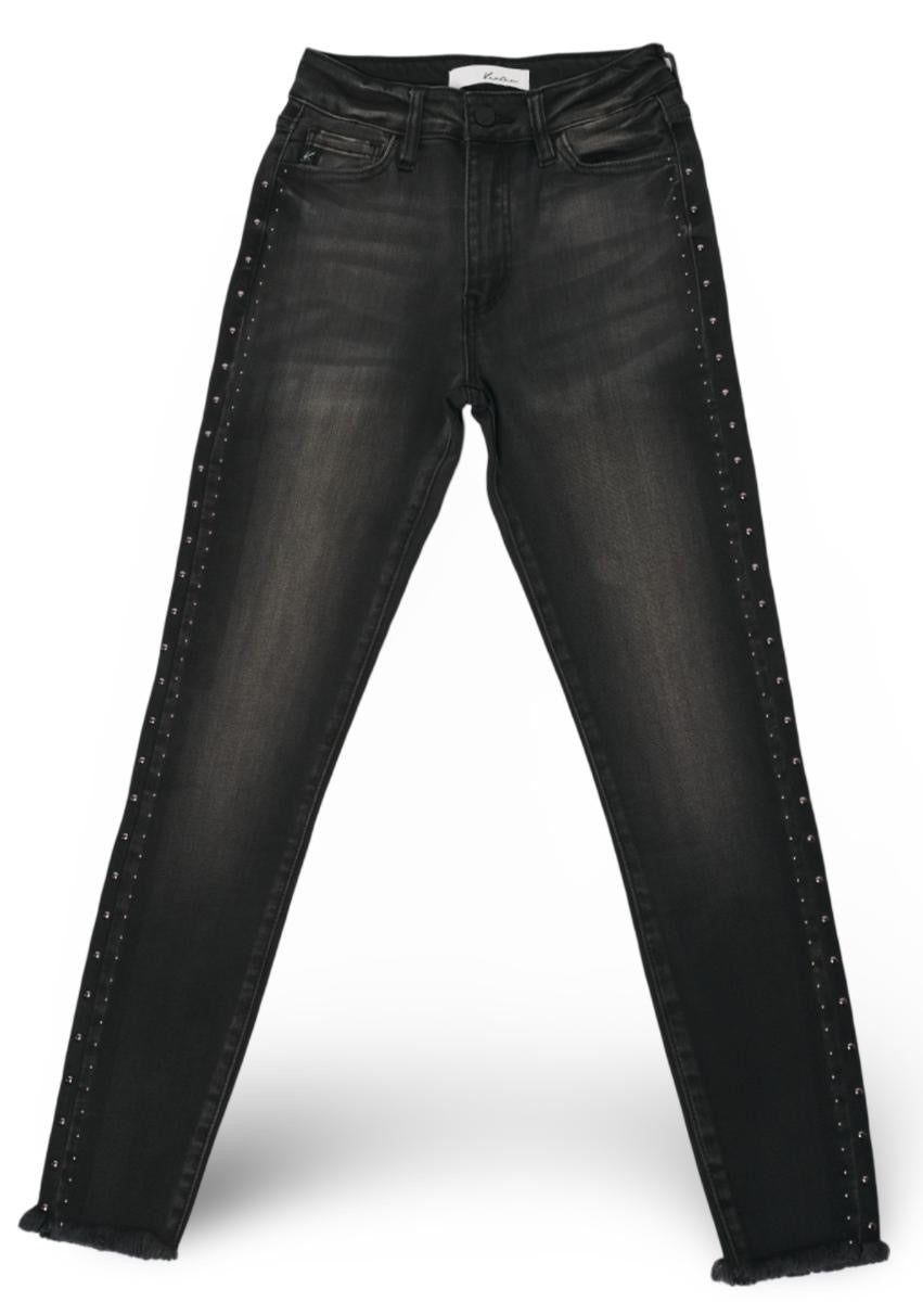 JEANS SKINNY WITH RHINESTONE