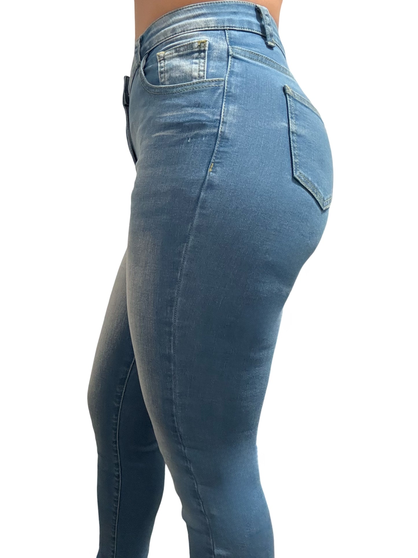JEANS SKINNY STRETCH HIGH RISE