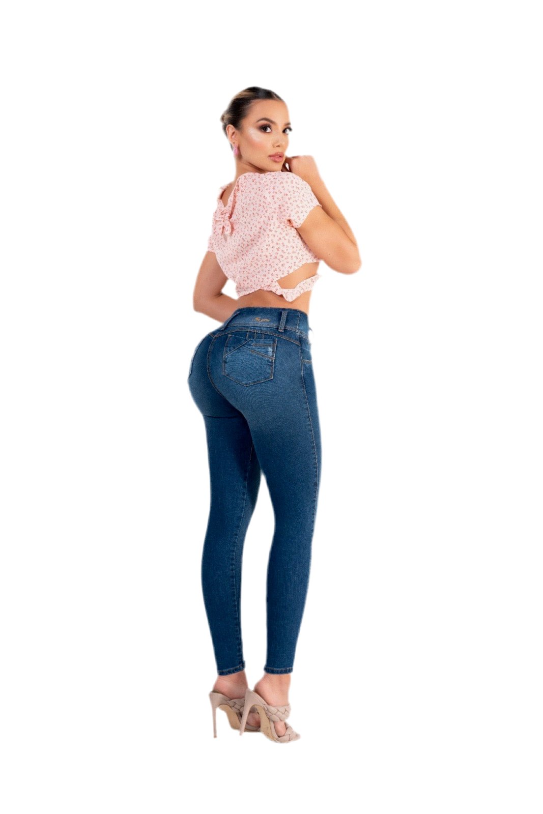 COLOMBIAN JEANS IN YOU 1833, 3 BUTTON SKINNY