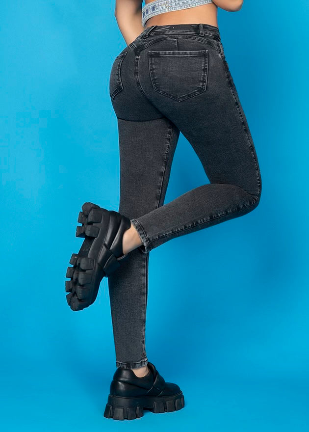COLOMBIAN JEAN GINES PUSH-UP SKINNY BLACK