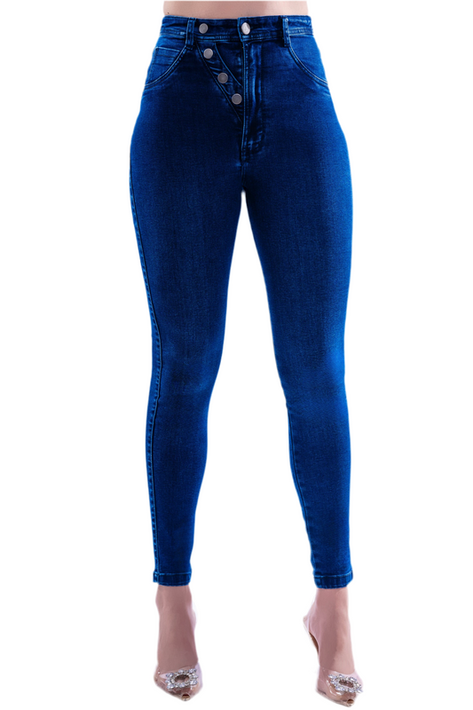 COLOMBIAN JEANS 3 BOTONES SKINNY PUSH-UP CBJ-003
