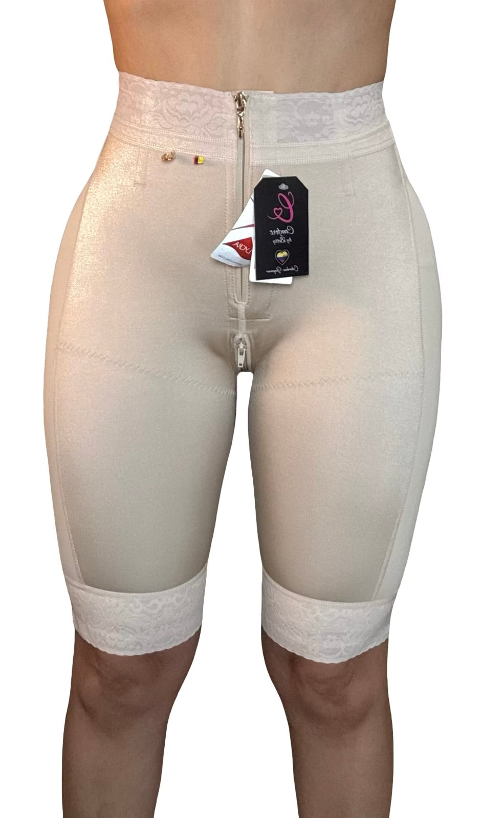 Faja Capri Comfort Invisible – Control Abdominal Reforzado con 6 Varillas y Cierre Frontal