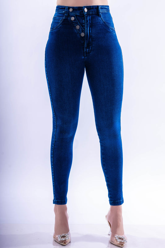COLOMBIAN JEANS 3 BOTONES SKINNY PUSH-UP CBJ-003