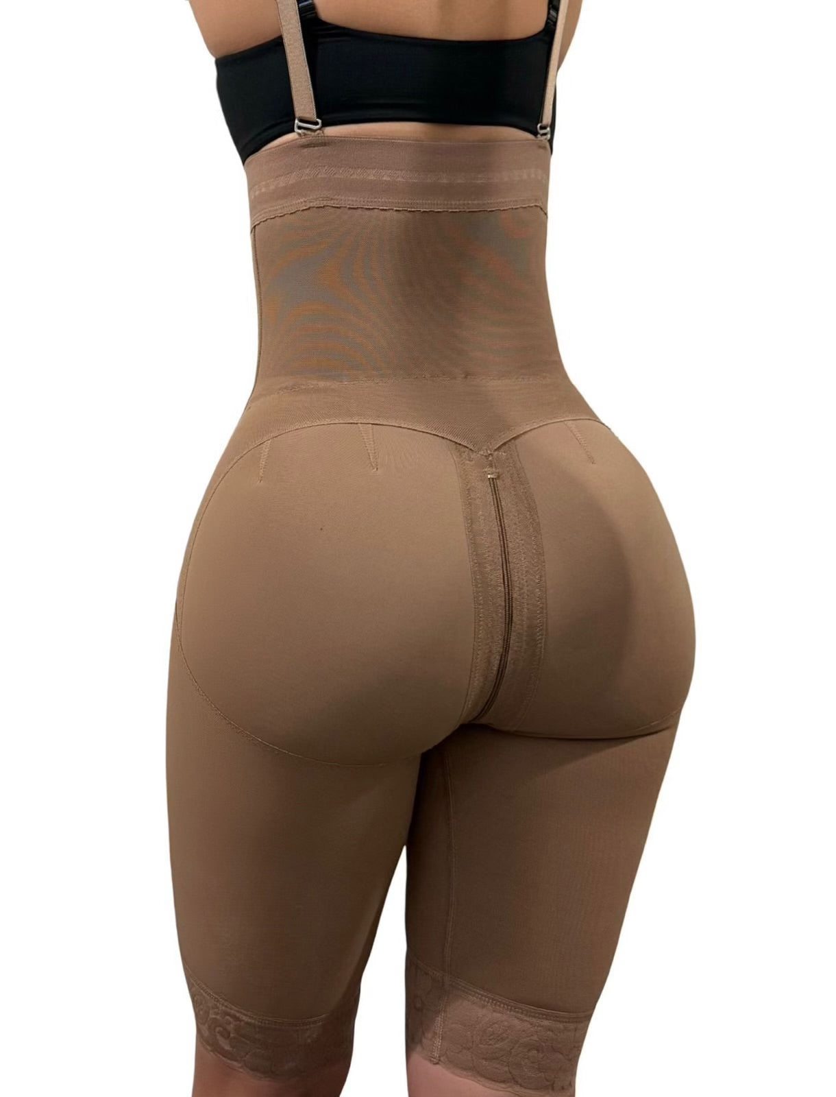 GIRDLE BODYSUIT STRAPLESS WIHT ZIPPER AND ZIPPER CROTCH