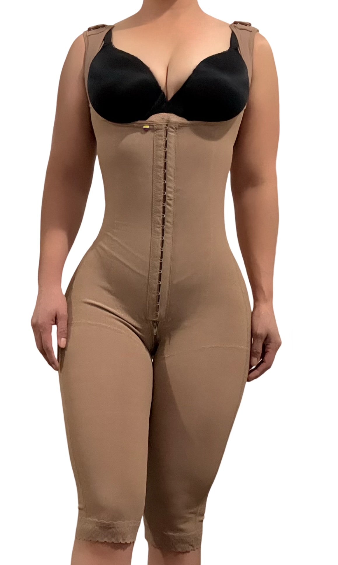 Faja Silueta Total Pierna Larga – Moldeo Firme Post-Partum y Post-Quirúrgica con Triple Broche
