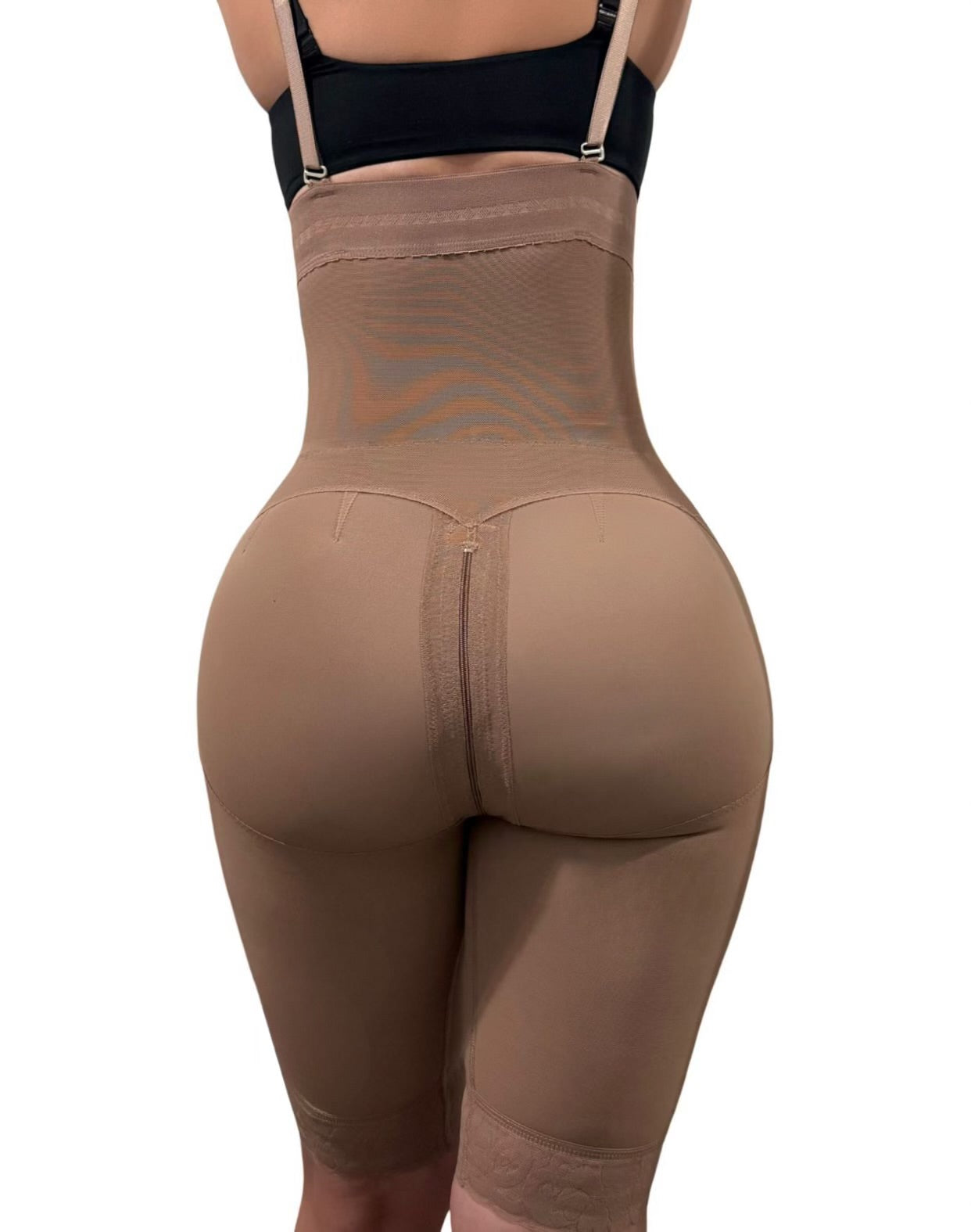 GIRDLE BODYSUIT STRAPLESS WIHT ZIPPER AND ZIPPER CROTCH